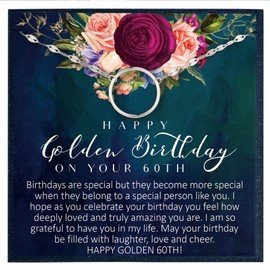 60th Birthday Gift for Women Birthday Gift for 60 Year Old Woman Gifts for Her Bday Gift Ideas for 60 Birthday Jewelry Gift for Women Age 60 - Eternal Circle Bracelet