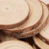 MANCHAP 200 PCS 2-2.4 inches Wood Slices, Unfinished Natural Round