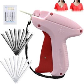 Stitchy Stitch Gun, Tagging Gun for Clothing, Stitch Gun with 5 Steel Needles 0.22 inch and 500 Black and 500 White Micro Fasteners, Micro Stitch Gun for Clothes, Stitchy Quick Clothing Fixer