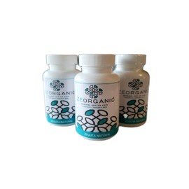 3 Frascos de Zeolita Clinoptilolita 60 cápsulas grado micronizada 96% de pureza