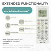 Wellclima Universal Remote Control for LG Air Conditioners, WEC-LG2, Compatible