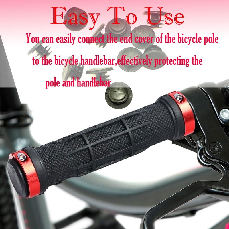 jushion Bicycle Handlebar End Cap, Pack of 15 Bicycle Handlebar