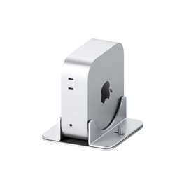 Hagibis Vertical Stand for Mac Mini M4, Aluminum Alloy Laptop Stand Anti-Slip Computer Holder Desktop Stand Compatible with M4 Chip Mac Mini Pro