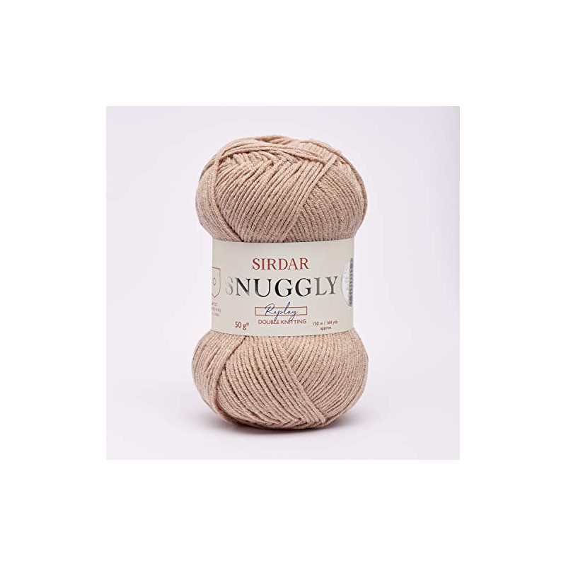 Sirdar Snuggly Replay DK Double Knitting, Boogie Board Brown (104),