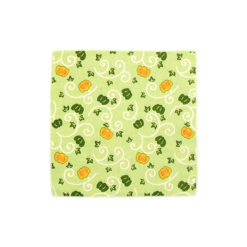 Hamamonyo Washed Towel Handkerchief, Pumpkin Arabesque