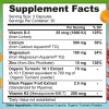 Calcio Vegetal Aquamin 500 Mg Con Magnesio Zinc 90 Capsulas