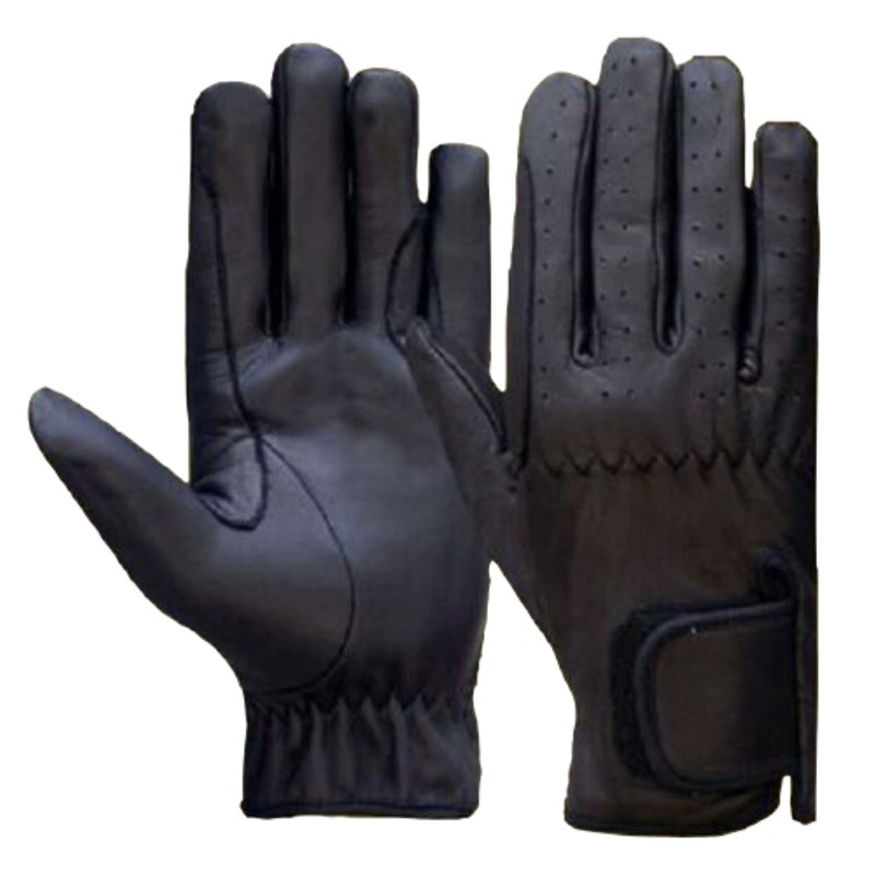 Sulkhanz Horse Riding MEN'S Gloves All Leather 100% Real Leather