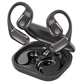 AI Translation Earbuds Real Time, 3-in-1 Translator Earbuds 164 Languages & Accents, Audifonos Traductores Inglés Español,Open Ear Wireless Headphones with Charging Case fit iOS & Android Black