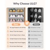 ULG Over The Door Shoe Organizer for Closet Fit 24-32