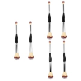 Beavorty 6pcs Essential Makeup Brush Collection Double-ended Brush Kit for Women Cosmetics Blending