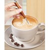 SeiDoKa 2pcs Stainless Steel Coffee Art Pen - Dual-Ended Latte