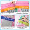 Woanger 2 Pcs Weekly Hanging Clothes Organizer for Kids 11.8