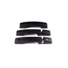 DIYUCAR ABS Plastic Matte Black Car Exterior Door Handle Cover
