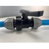 MDPE Water Supply Pipe connectors Flow Valve to Adjust The