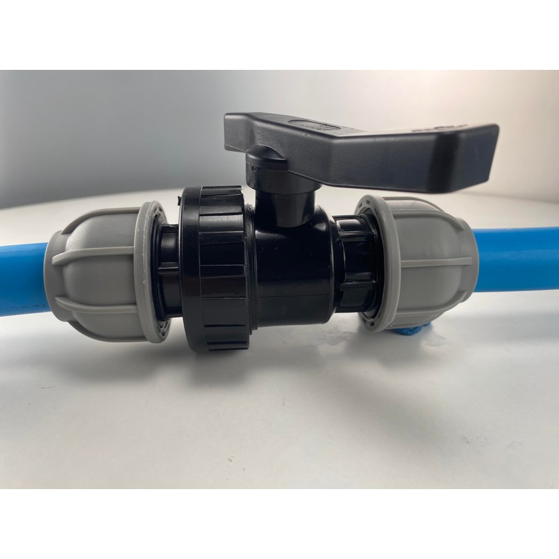 MDPE Water Supply Pipe connectors Flow Valve to Adjust The
