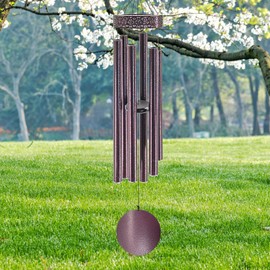 ASTARIN 48'' Wind Chimes for Outside Deep Tone - Large Windchimes with 6 Heavy Tubes, Memorial Wind Chimes Outdoor for Garden Hanging Décor,Sympathy Gifts，Bronze