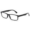 Gafas unisex translúcidas de diseño simple sin logotipo, gafas transparentes