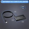 CAMWAY Analog to Digital Audio Converter - 3.5mm to ARC,