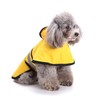 SMALLLEE_LUCKY_STORE Waterproof Dog Raincoat with Hood Pet Rain Jacket with