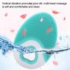 Electric Face Cleansing Brush Silicone Massage Portable Waterproof Ultrasonic Deeply