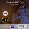 Alarm Clocks for Bedrooms Heavy Sleepers, Digital Clock with Night