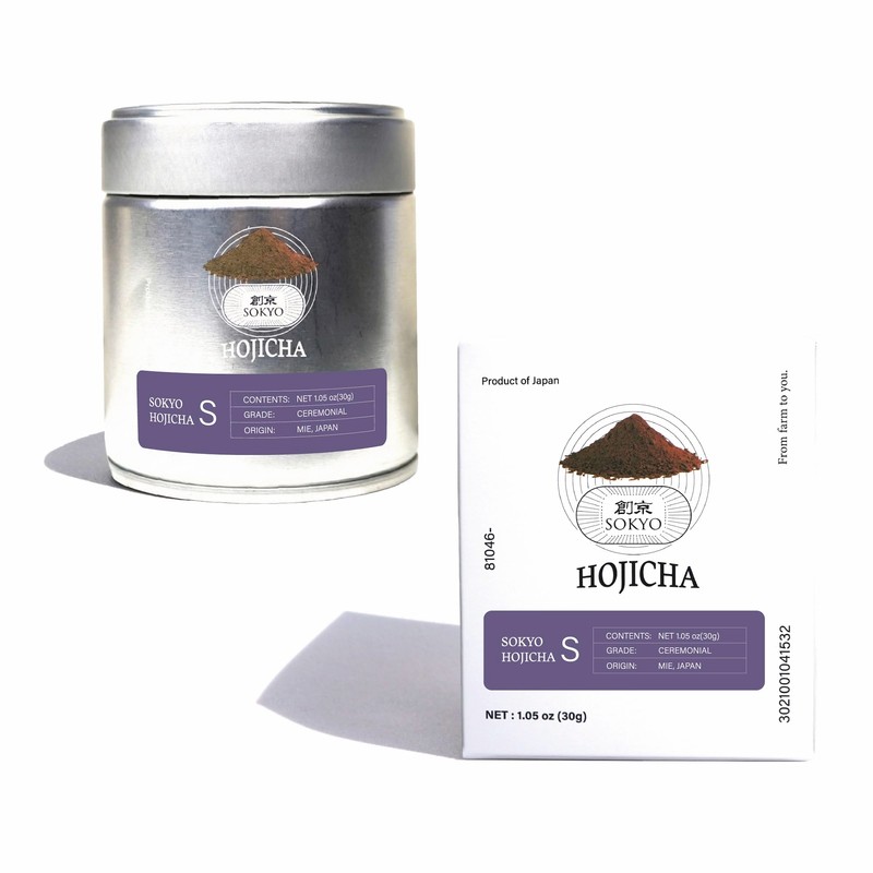 SOKYO ceremonial hojicha roasted powdered green tea Japanese hojicha (1.05oz