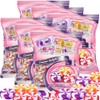 Creamy Swirled Hard Candy | Strawberry Peach & Blackberry Flavors
