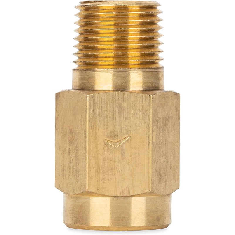 Camco Rv Water Heater Backflow Preventer Brass Hose Pipe Fitting