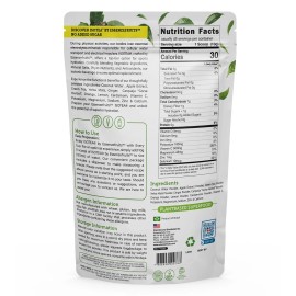 Plant based electrolytes powder & hydration - low sodium and stevia free - 1Lb