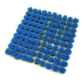 WWScenics 10mm Fine Blue Foliage | Static Grass Tufts x 100 | WFT10-104 | for Model Scenery
