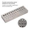 36 Holes Steel Drilling Carving Hole Punching Plate Watch Repairing