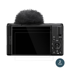 dipos I 2x Screen Protector 9H Clear Compatible with Sony ZV-1 II Protective Film Anti-Shock Film