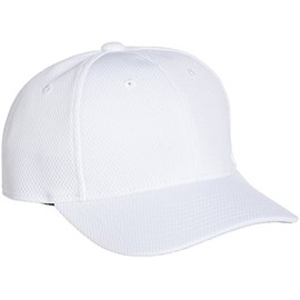 SSK BC066 Men's Round 6 Square Baseball Cap, white (10)