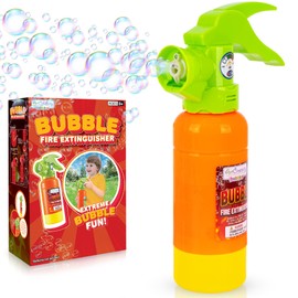 ArtCreativity Firefighter Bubble Blower Toy for Kids – Automatic Fire Extinguisher Bubble Gun with Bubble Solution – Fun Outdoor Toy for Boys & Girls Ages 3+ – Firefighter Costume Accessory