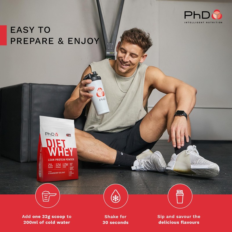 PhD PhD Nutrition Diet Whey Lean Protein Powder | Strawberry