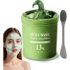 🔥 Mascarilla de arcilla para cara holy basil bubble deep
