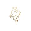 Horse Head Outline Vinyl Decal Notebook Car Laptop 3.5" x