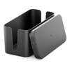 Cable Management Box, Cable Tidy Box Black Cable Organiser Box