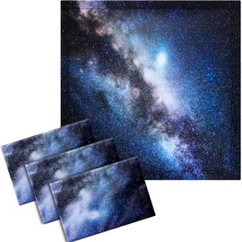 VIHOSE 4 Pcs 2 x 2 Feet Fluorescent Light Covers for Ceiling Lights Classroom Magnetic Light Filters for Reducing Harsh Glare Flicker for Office Classroom Home Drop Ceiling(Milky Way)