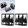2pcs Tree Napkin Holder Hollow Out Tree Pattern Thickened Nonslip
