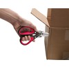 CHEF'N Fresh Force Allzweck-Küchenschere mit Flaschenöffner und Drahtschneider, Einheitsgröße, Rot