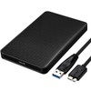 2.5 inch USB 3.0 SATA Laptop HDD Enclosure MicroB Connection