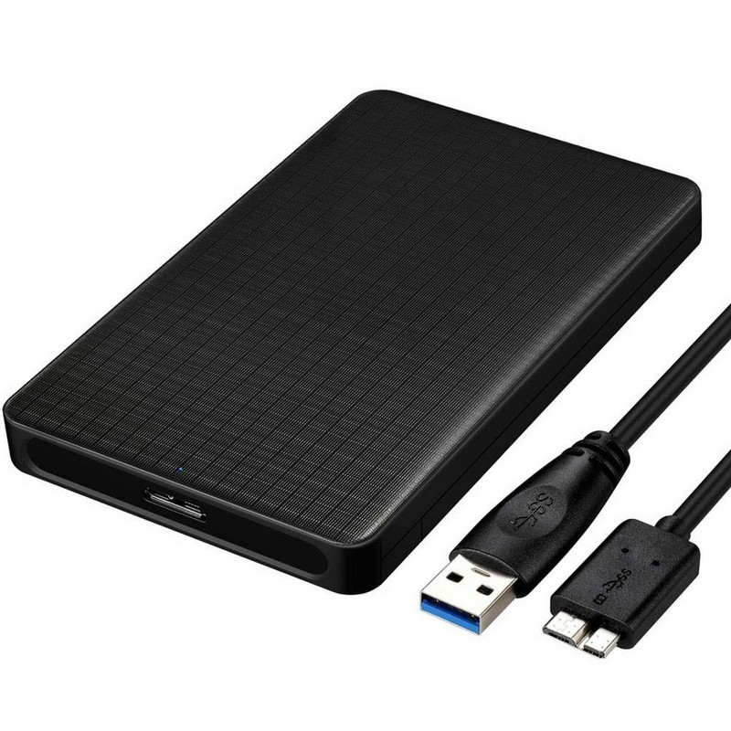 2.5 inch USB 3.0 SATA Laptop HDD Enclosure MicroB Connection