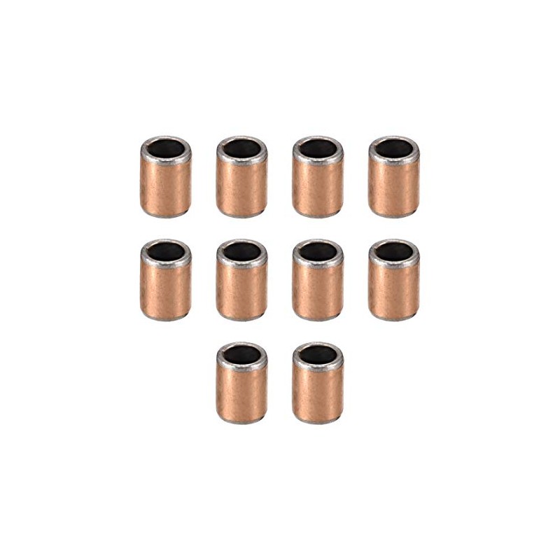 sourcing map Sleeve Bearing 4mm Bore x 6mm OD x