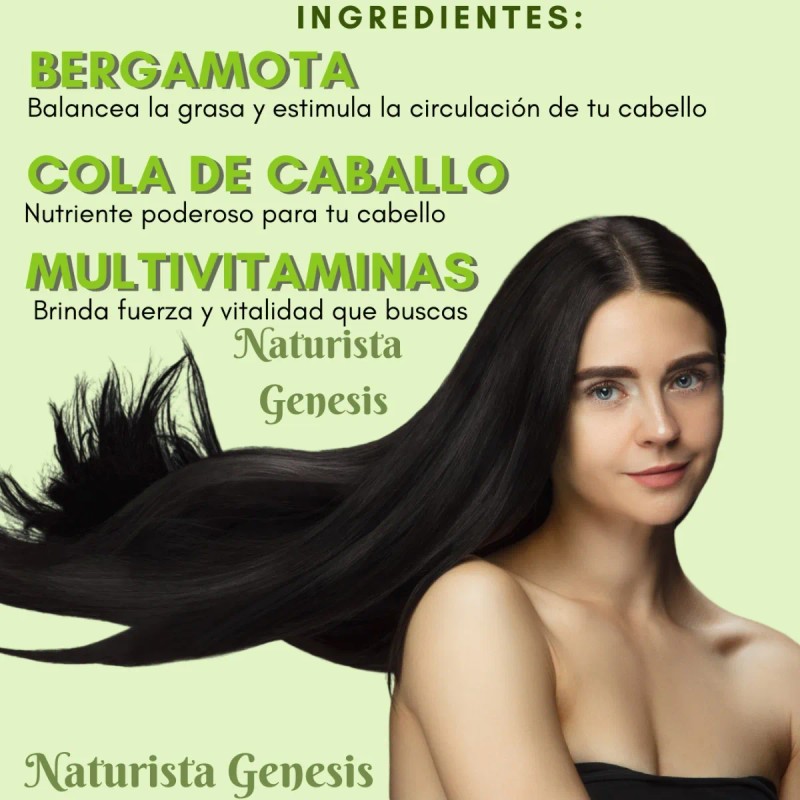 Tónico Para Cabello De Bergamota Florigan 250ml Crecimiento