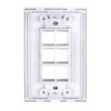 6-Port Keystone Wall Plate, White