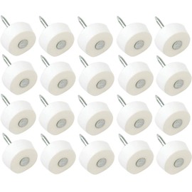 Merriway® BH01151 (20 Pcs) Drive-In Plastic Shelf Supports White - Pack of 20 Pieces