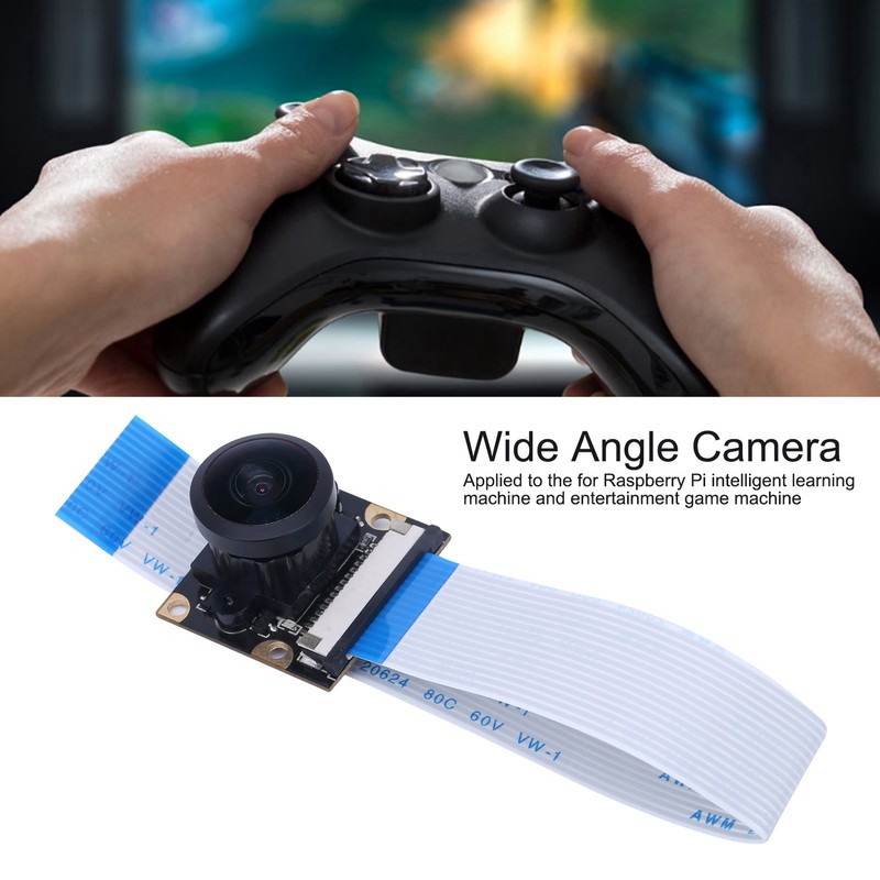 5MP Camera Module 222° Field Angle Manual Focus Lens for