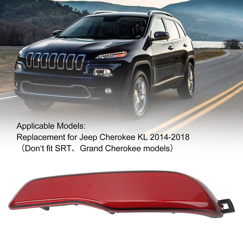 Rear Bumper Reflector Strips 68105145AC Red Reflective Strips Replacement for