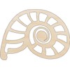 Shell - Laser Cut Out Unfinished Wood Craft Shape SEA161
